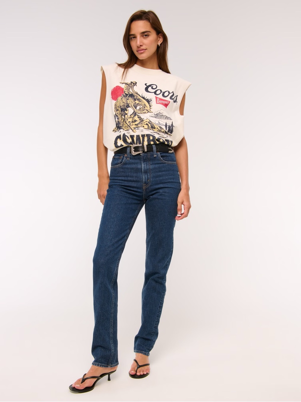 Abercrombie & Fitch Ultra High-Rise 90s Straight Jeans